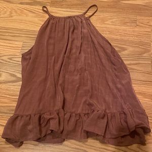 The bottom flares out, super cute on!